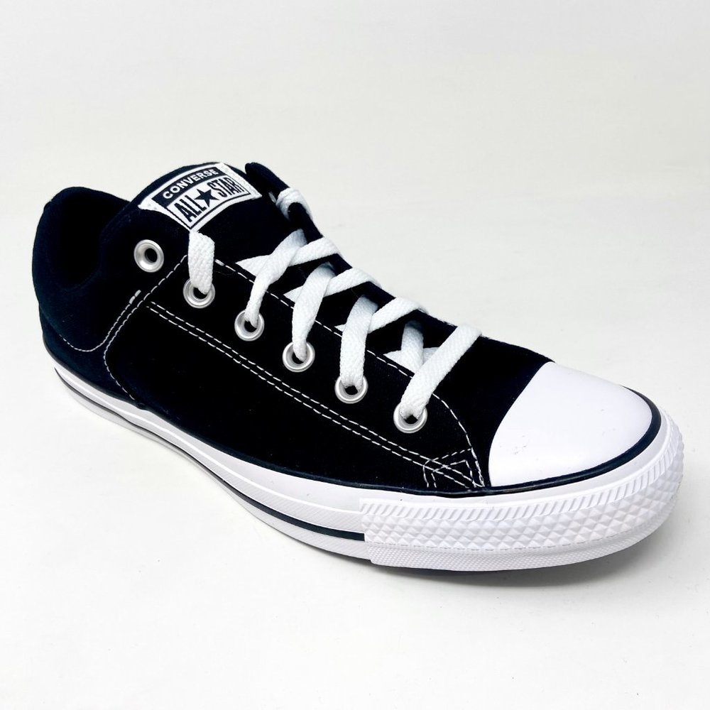 Converse Chuck Taylor All Star High Street Ox Black White Mens A01718F - Picture 2 of 5